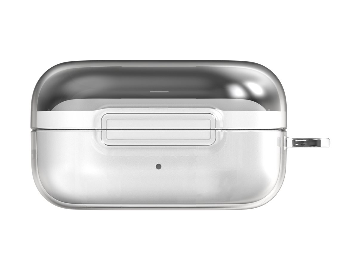 Samsung GP-FPR640KDB - Etuidække til trådløse ørespidsers opladningsetui - klar - polykarbonat - gennemsigtig - for Galaxy Buds4, Buds4 Pro
