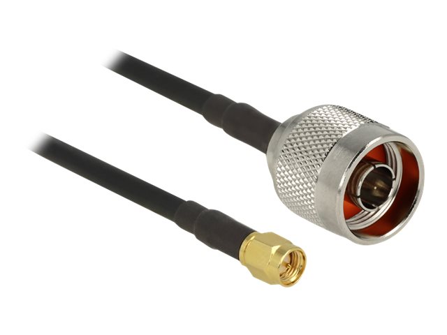 DeLOCK Antennekabel 5m Sort Sort