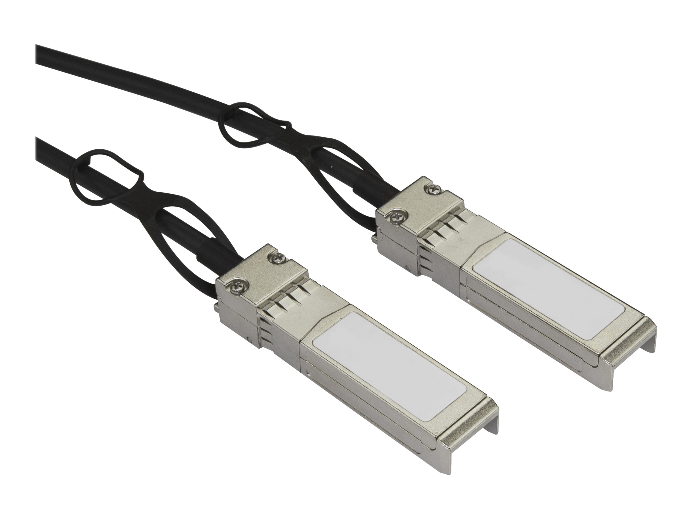 StarTech.com MSA Uncoded Compatible 2m 10G SFP to SFP Direct Attach Cable - 10 GbE SFP Copper DAC 10 Gbps Low Power Passive Twinax Dobbelt-axial 2m