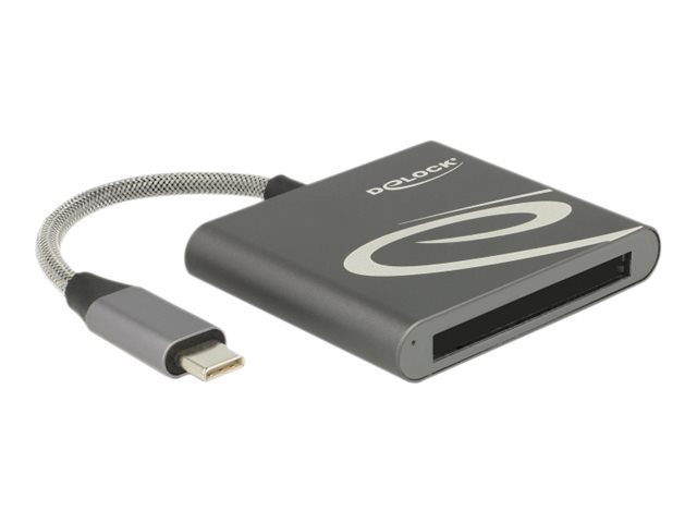Delock USB Type-C Card Reader for CFast 2.0 memory cards - Kortadapter (CFast Card type I, CFast Card type II) - USB-C