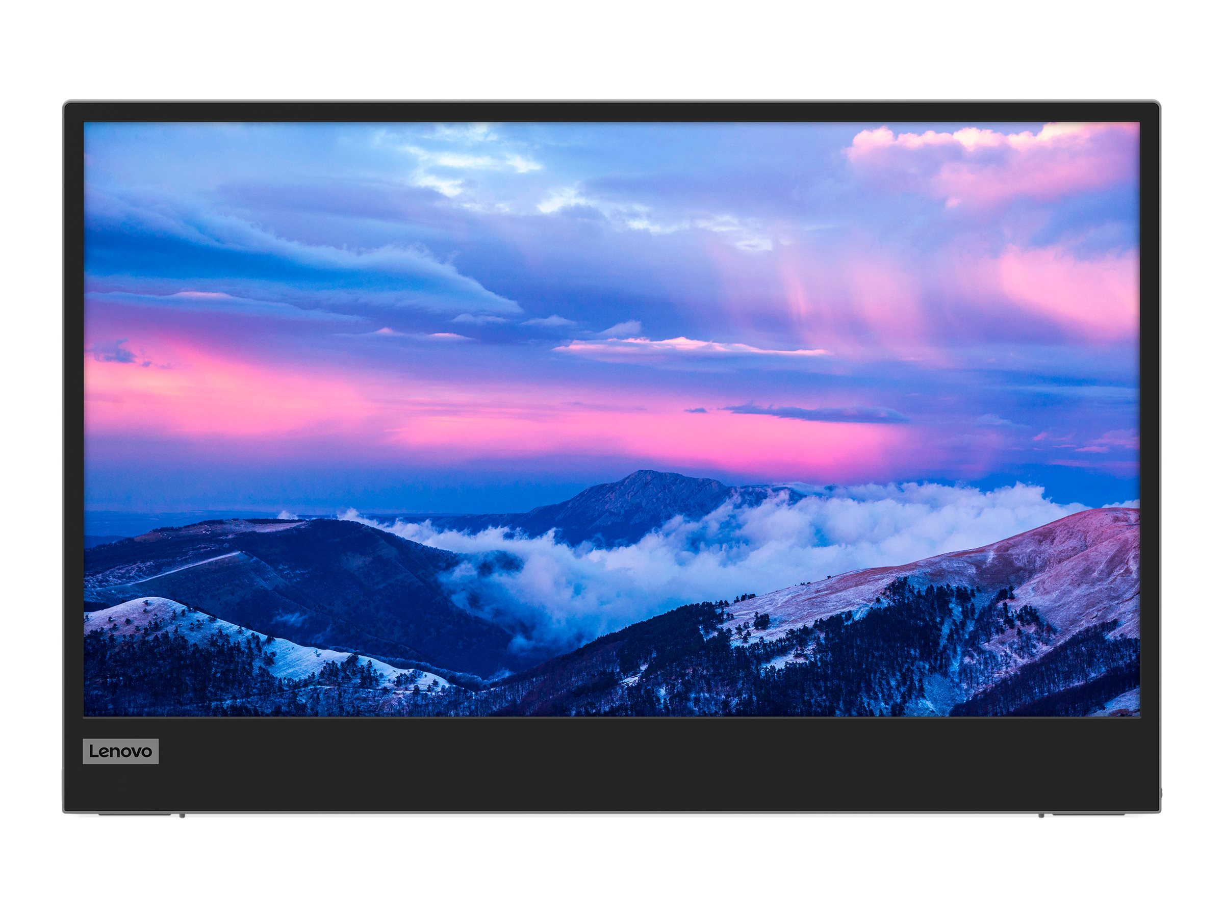 Lenovo L152 - LED-skærm - 15.6 (16 til at se) - bærbar - 1920 x 1080 Full HD (1080p) - IPS - 250 cd/m² - 1000:1 - 6 ms - 2xUSB-C - ravnsort