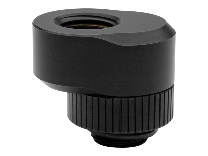 EkWaterBlocks EK-Quantum Torque Rotary Offset 7 Flydende kølesystem offset fitting-adapter 1-pack Sort