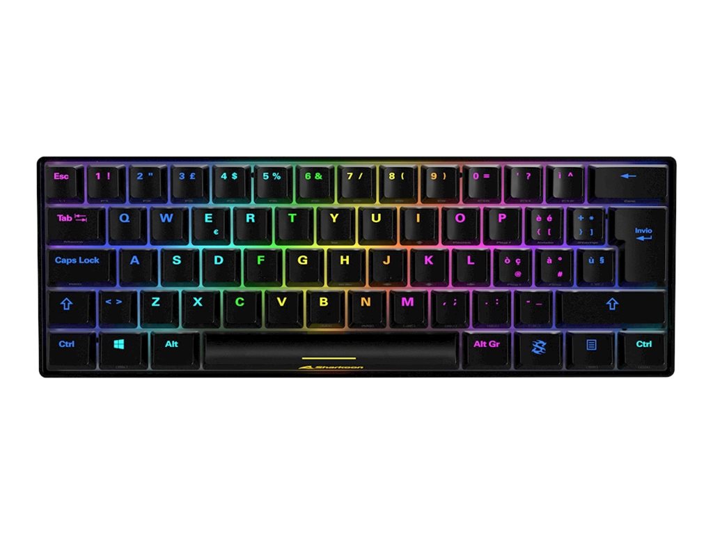 Sharkoon SKILLER SGK50 S4 Tastatur Mekanisk RGB Kablet Italiensk