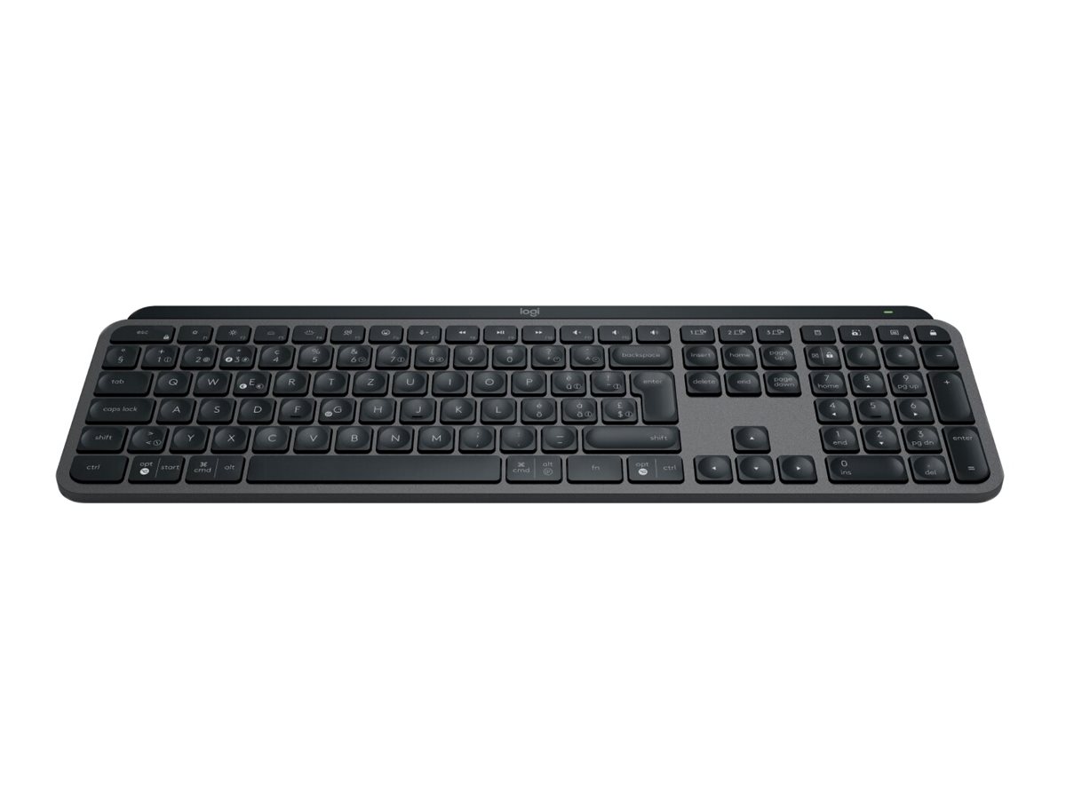 Logitech MX Keys S Tastatur Membran Ja Trådløs Tysk