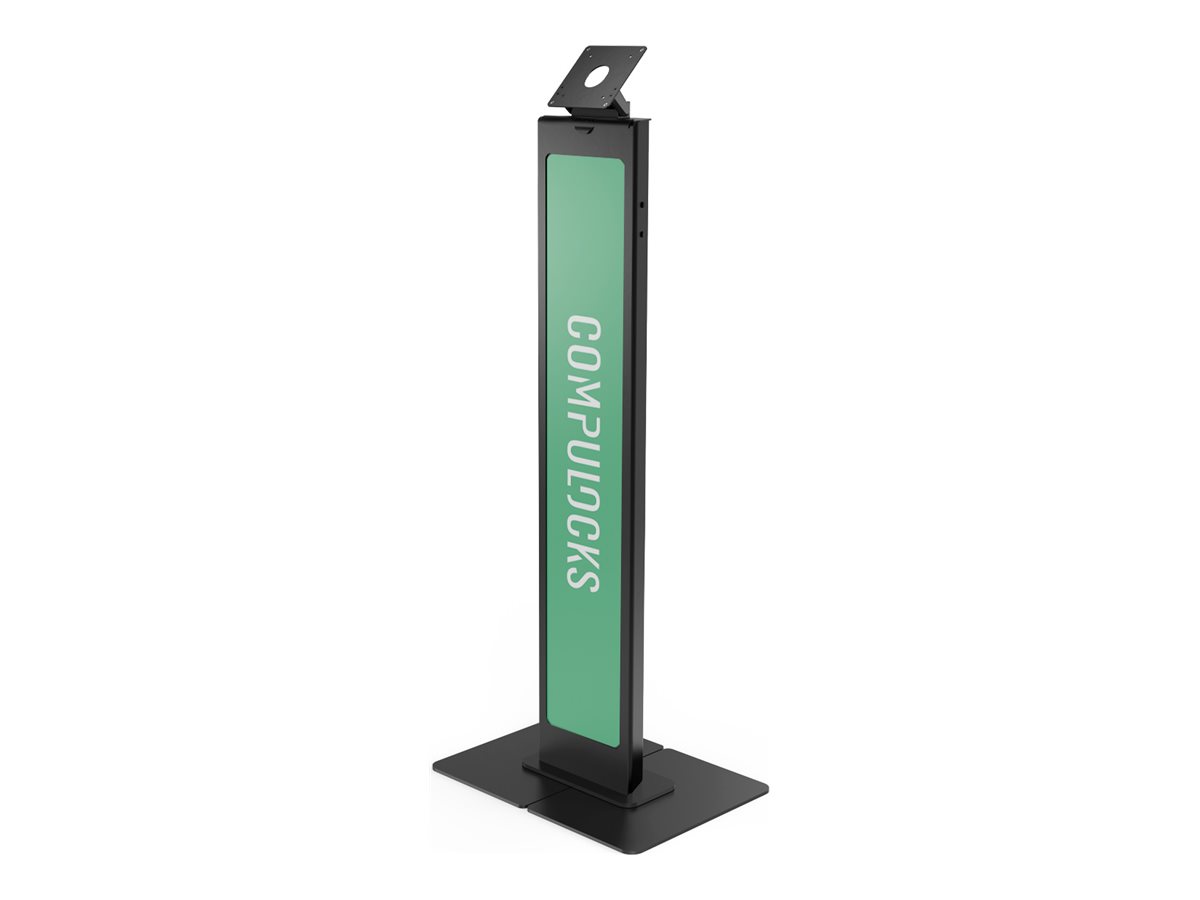 Compulocks BrandMe stand - for LCD display - brandable with large base plate - black