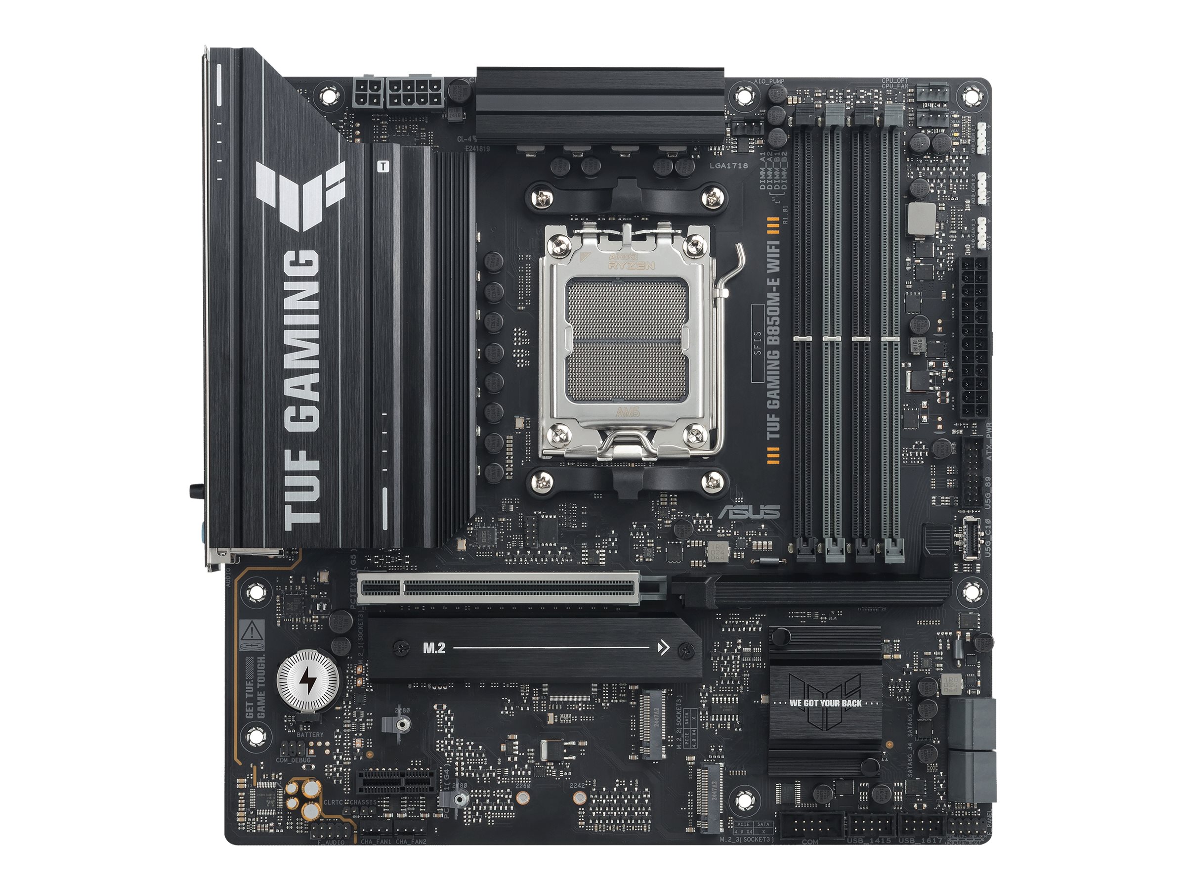 ASUS TUF GAMING B850M-E WIFI Micro ATX Socket AM5 AMD B850 billede