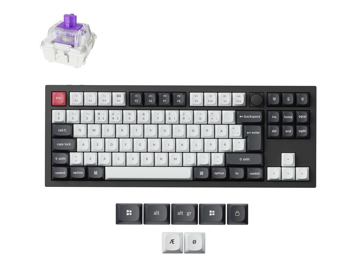 Keychron Q3 HE Tastatur Magnetisk Trådløs billede