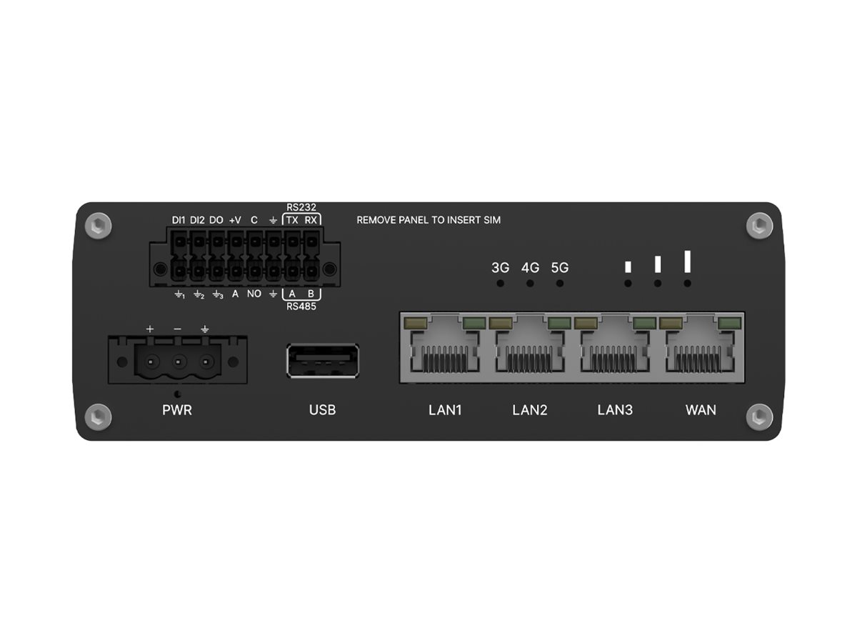 Teltonika RUTM55 - wireless router - WWAN - Wi-Fi 5 - 5G 3G 4G - DIN rail mountable wall-mountable flush-mountable - Wireless router 802.11a/b/g/n/Wi-Fi 5 Wave 2