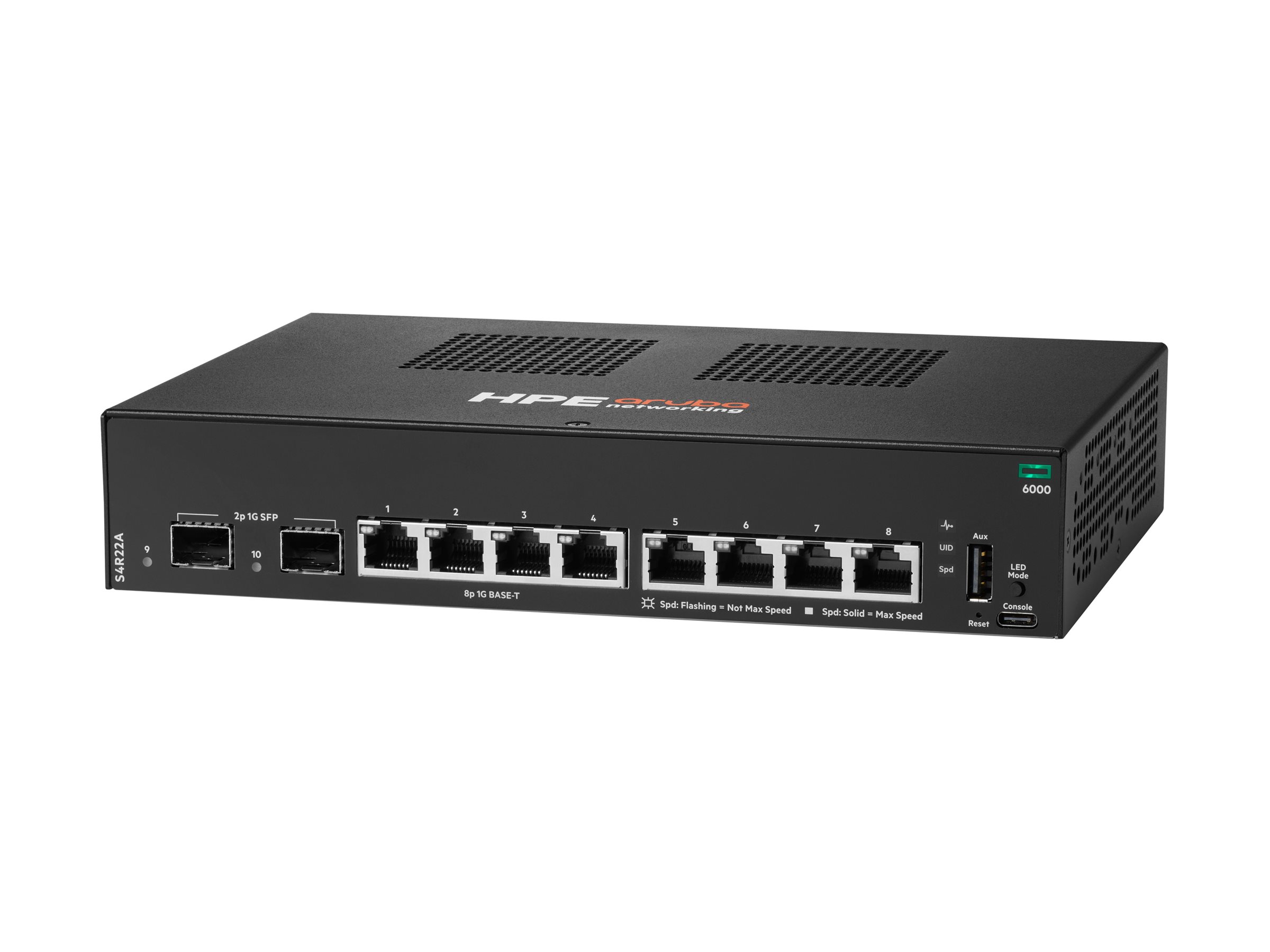 HPE Aruba Networking CX 6000 8p 10M/100M/1G 2p SFP 1G Switch Switch 8-porte Gigabit Ethernet billede