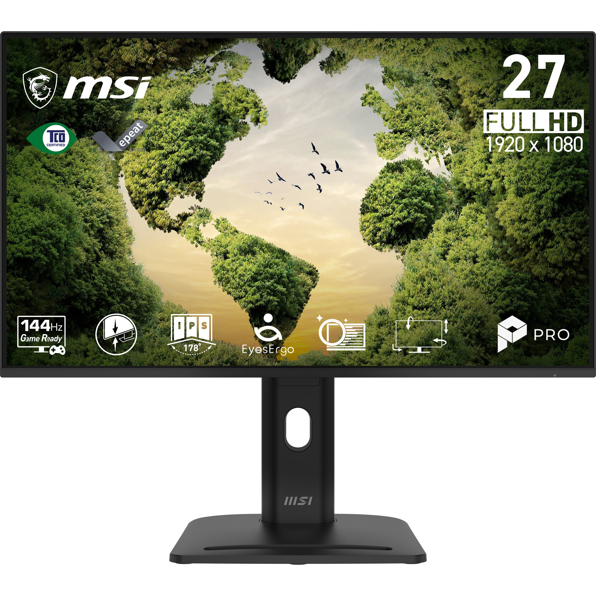 MSI Pro MP275PGN E14 27" 27" IPS 1920 x 1080 (Full HD) 1920 x 1080 (Full HD) HDMI DisplayPort 144 Hz