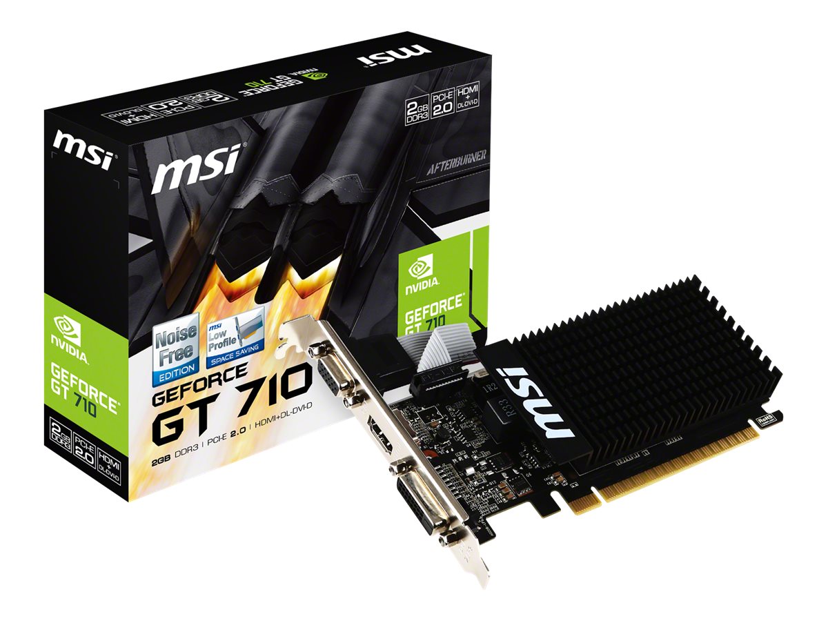MSI V809-2000R grafikkort NVIDIA GeForce GT 710 2 GB GDDR3
