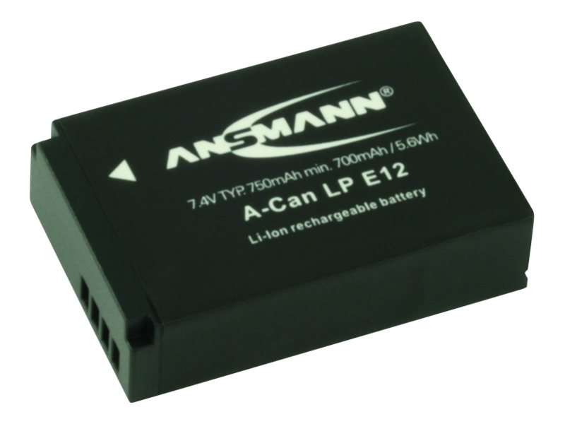 Ansmann A-Can LP-E12 Batteri Li-ion 750mAh billede