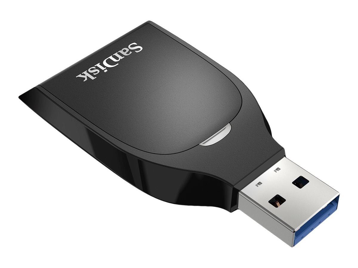 SanDisk - Kortlæser (SDXC UHS-I, SDHC UHS-I, SDXC, SDHC, SD) - USB 3.0