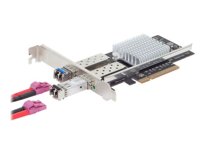 DIGITUS DN-10162 - network adapter - PCIe 3.0 x8 - 10 Gigabit SFP+ x 2