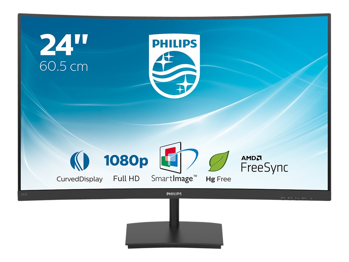 Philips E-line 241E1SC 24" VA 1920 x 1080 (Full HD) VGA (HD-15) HDMI 75Hz
