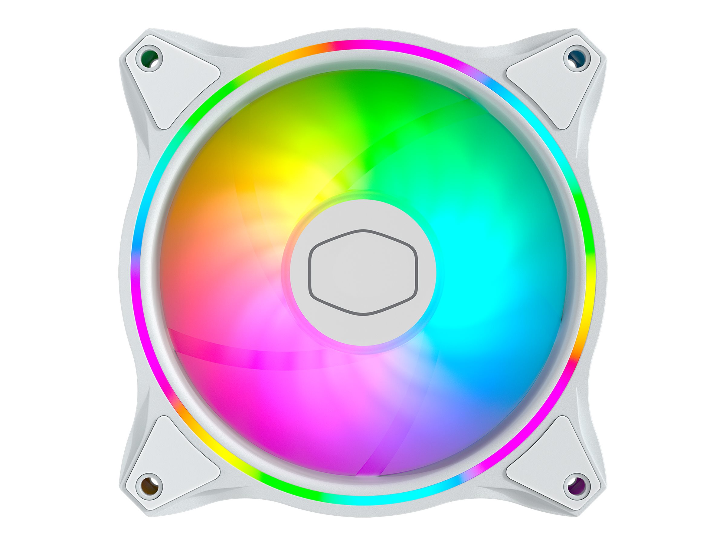 Cooler Master MasterFan MF120 HALO White 3in1 - Kabinet køler - 120mm - Hvid - 30 dBA
