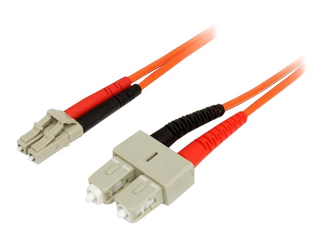 Startech fiberoptisk patchkabel LC til SC - 1 m, orange