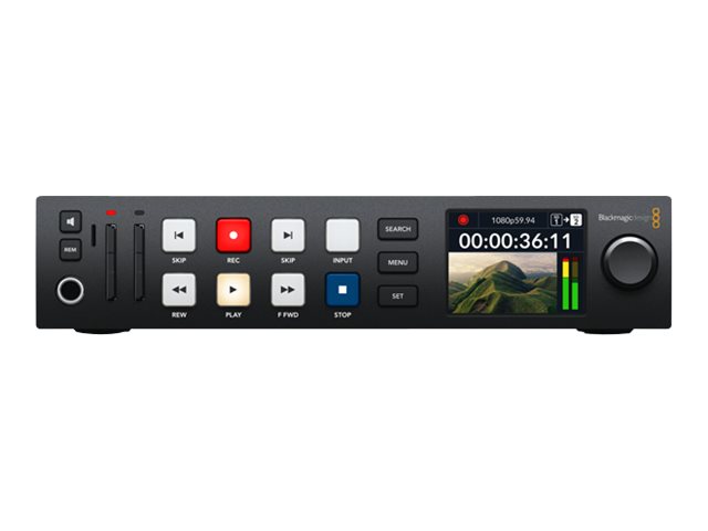 Blackmagic HyperDeck Studio HD Plus Dobbelt åbning SD-kort sende-deck