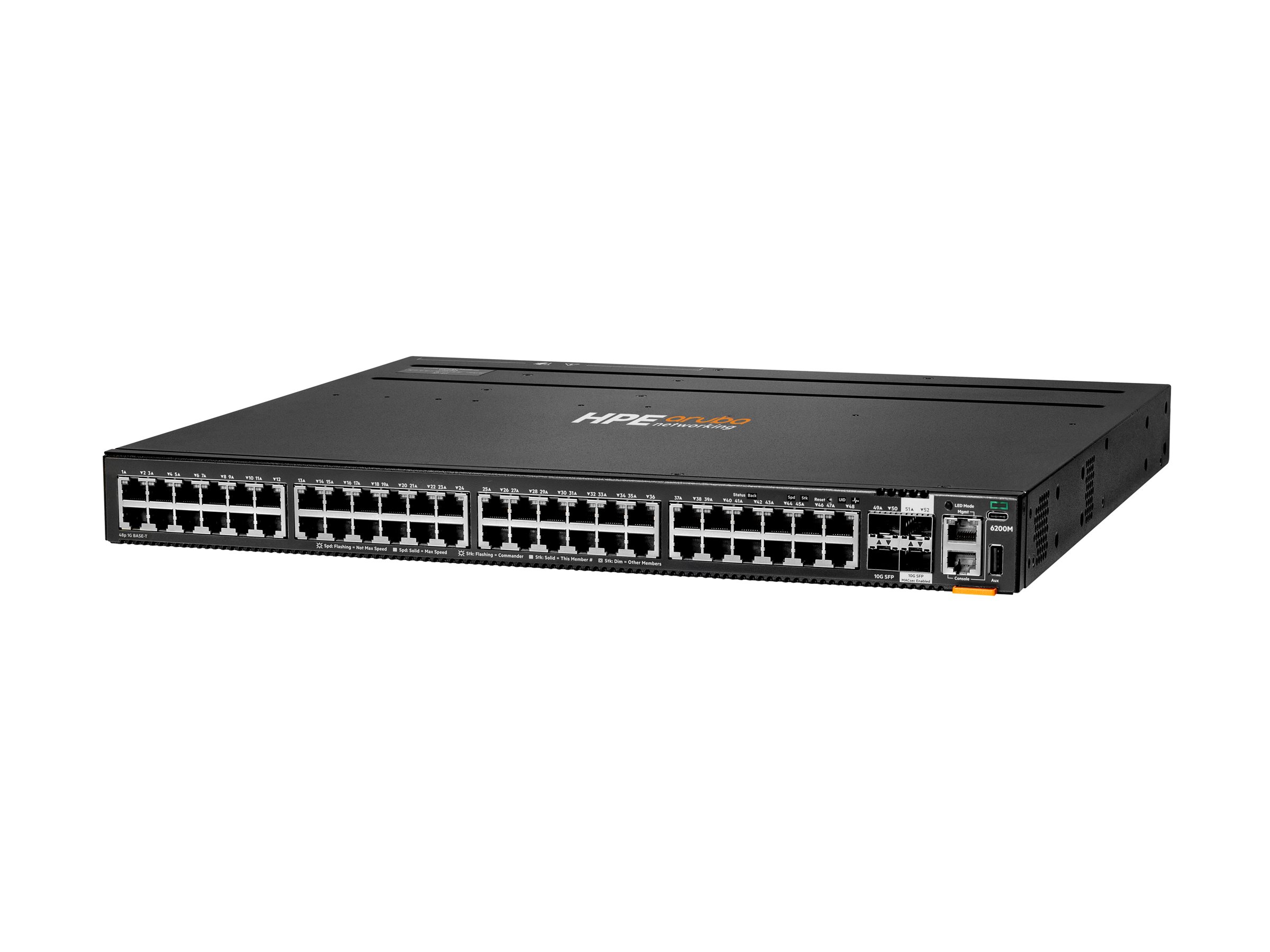 HPE Aruba 6200M 48G 4SFP+ Switch 48-porte Gigabit