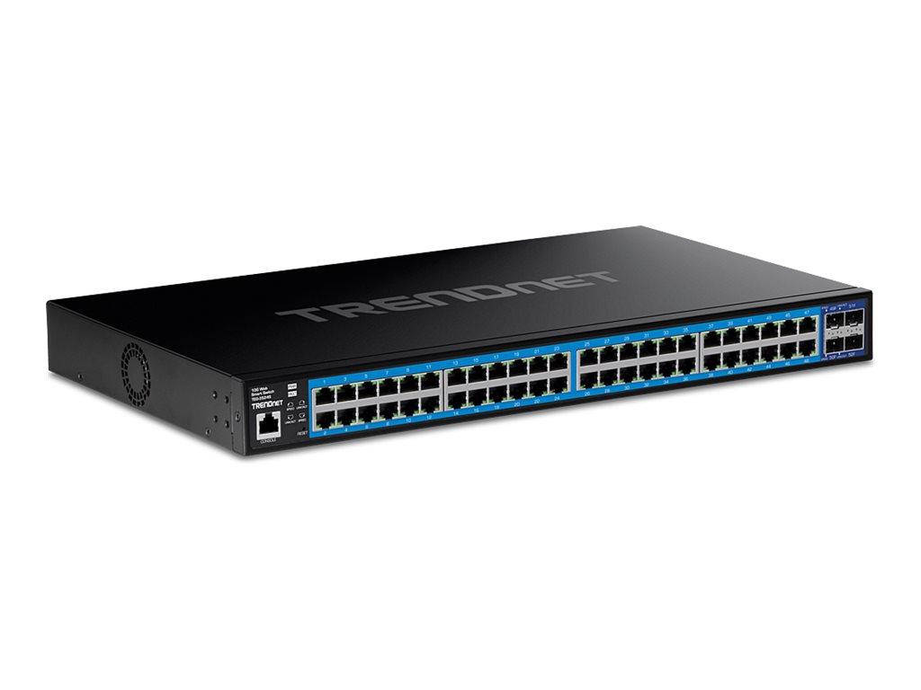 TRENDnet TEG-3524S 52-Port Gigabit Web Smart Switch with 10G SFP+ ports