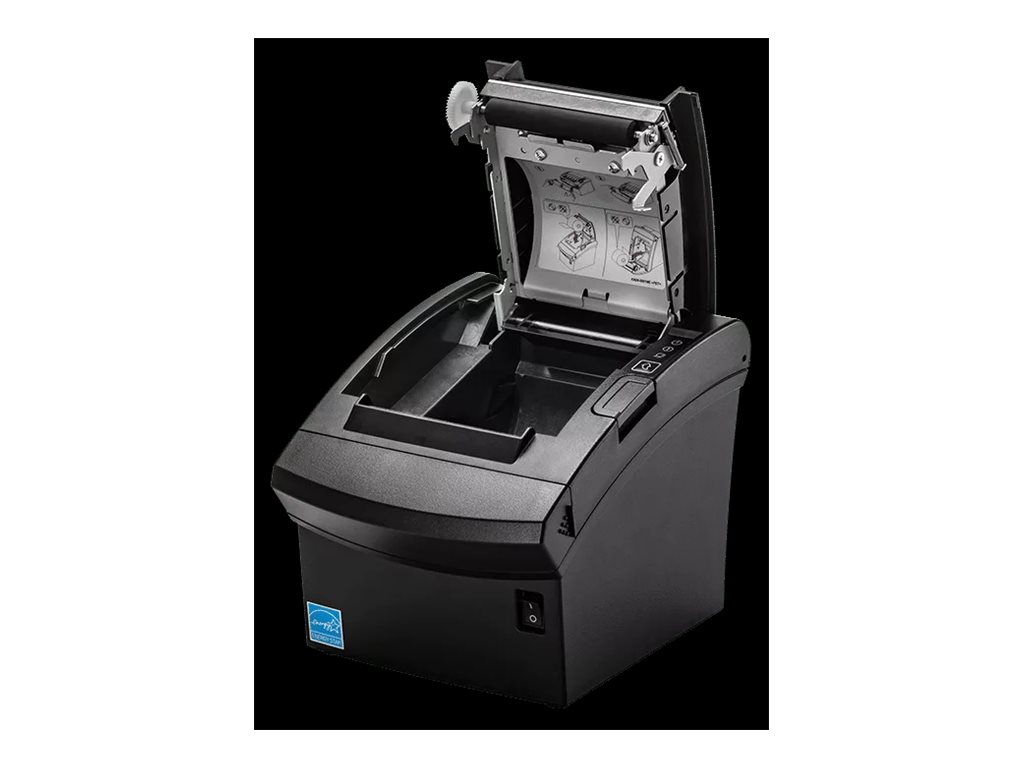 BIXOLON SRP-350plusV - Kvitteringsprinter - direkte termisk - Rulle (8 cm) - 180 dpi - op til 400 mm/sek. - USB 2.0, LAN - skærer