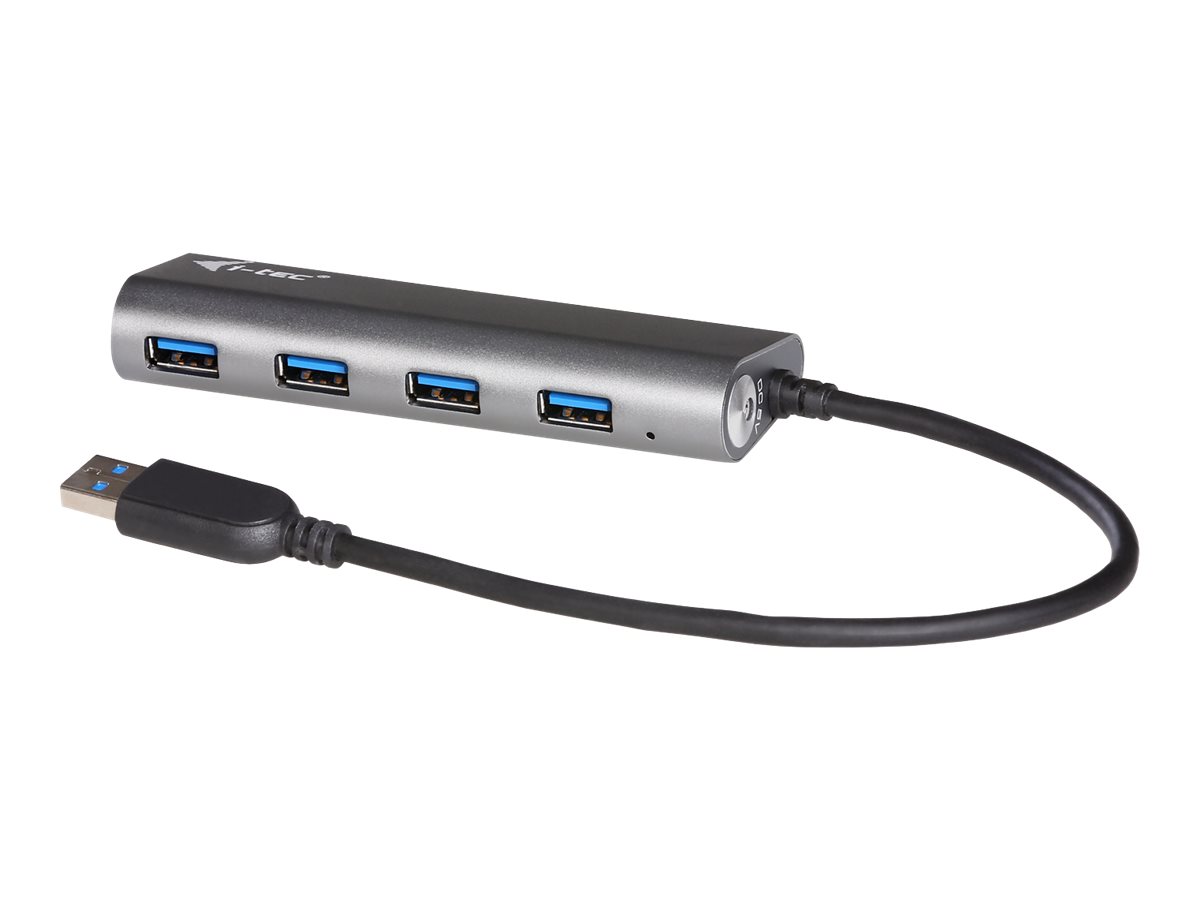 USB hub i-Tec U3HUB448 - 4x USB-A 3.2 Gen 1, metal