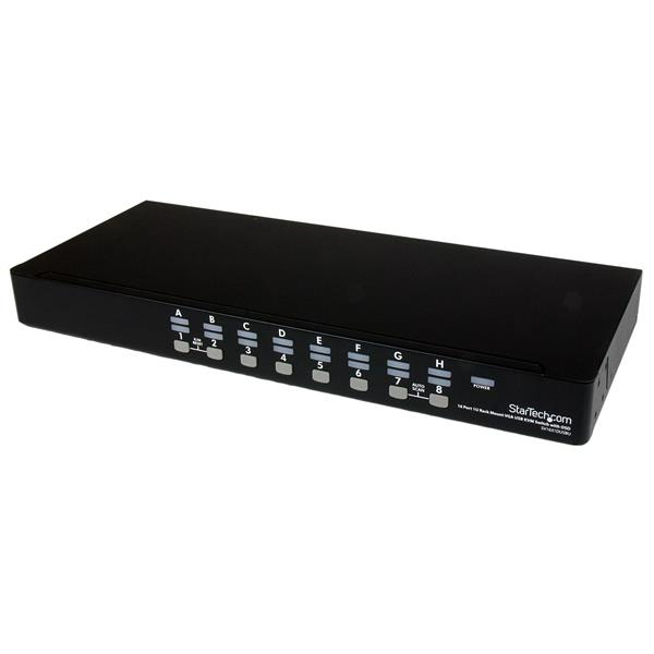 StarTech.com Rackmount USB KVM Kit OSD and Cables - 1U (SV1631DUSBUK) KVM switch Desktop