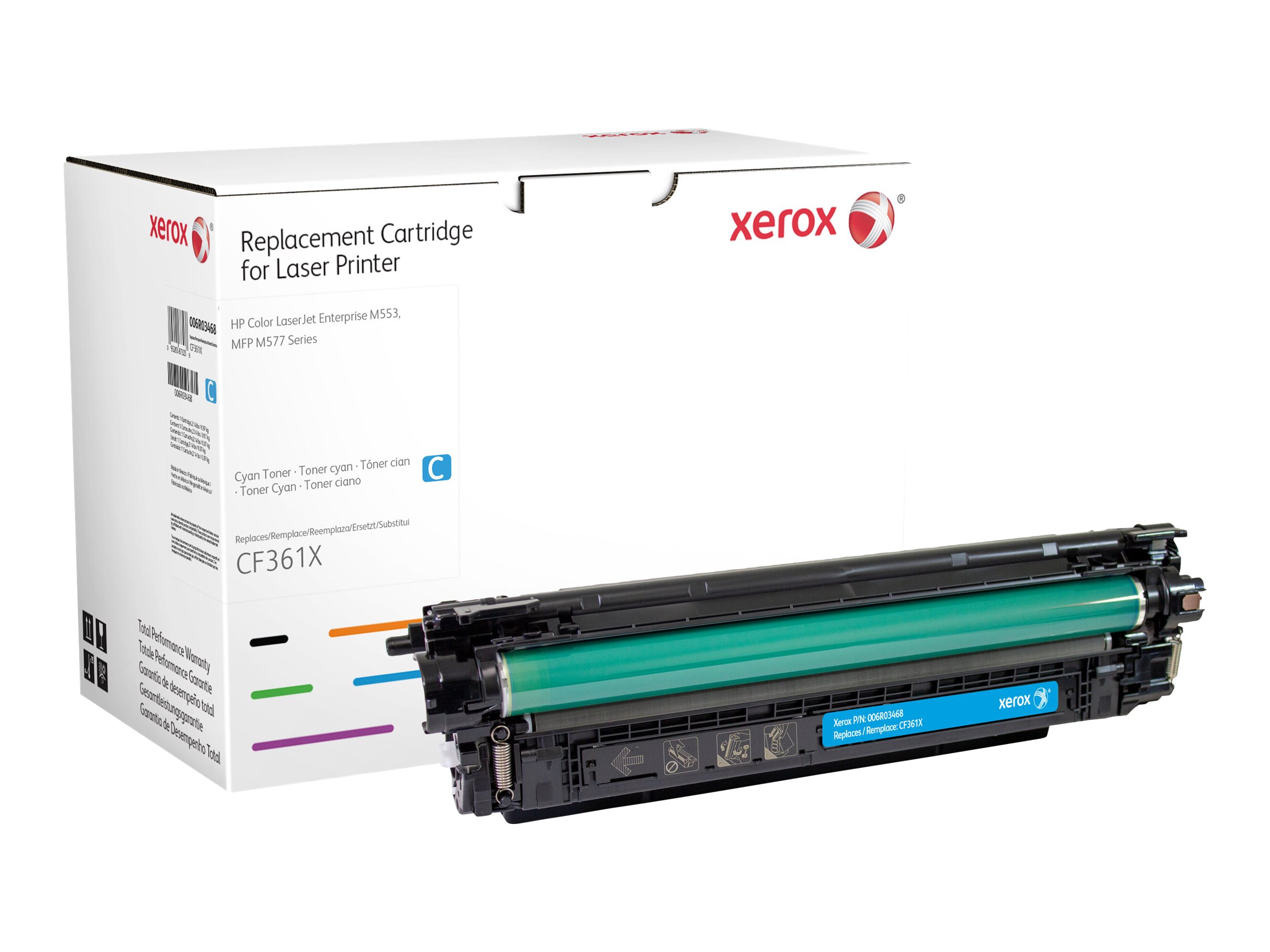 Xerox 006R03468 / Alternative to HP 508X / CF361X - High Capacity - Cyan Toner