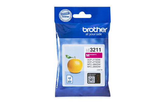 Brother LC-3211M bläckpatroner Original Standardavkastning Magenta