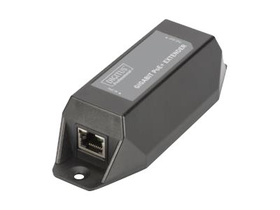 DIGITUS DN-95123 Gigabit PoE+ forlænger - indendørs, op til 100 m, 22 W