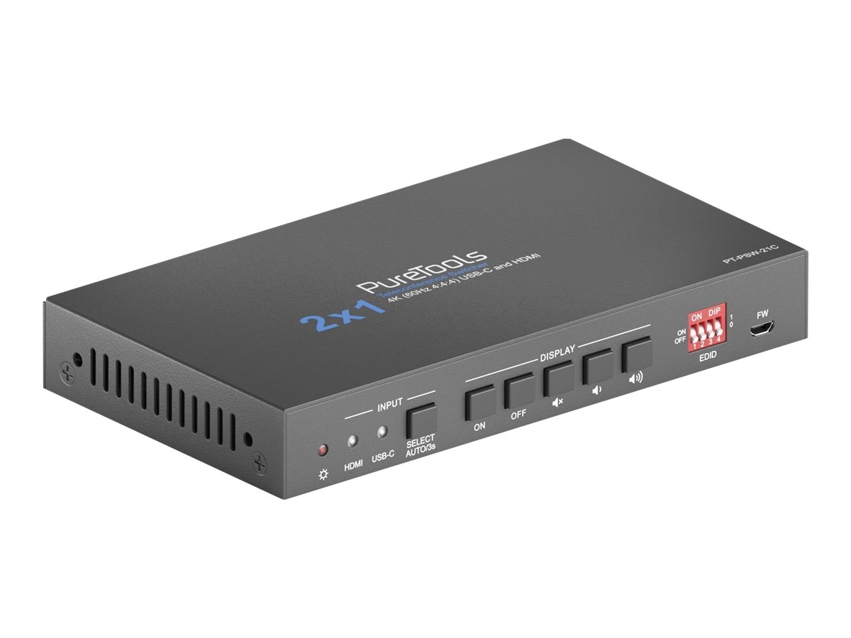 PureLink PureTools PT-PSW-21C Multi-format to HDMI converter / switcher / audio disembedder