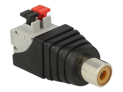 DeLOCK RCA terminalblokadapter, RCA hun, pitch 5mm