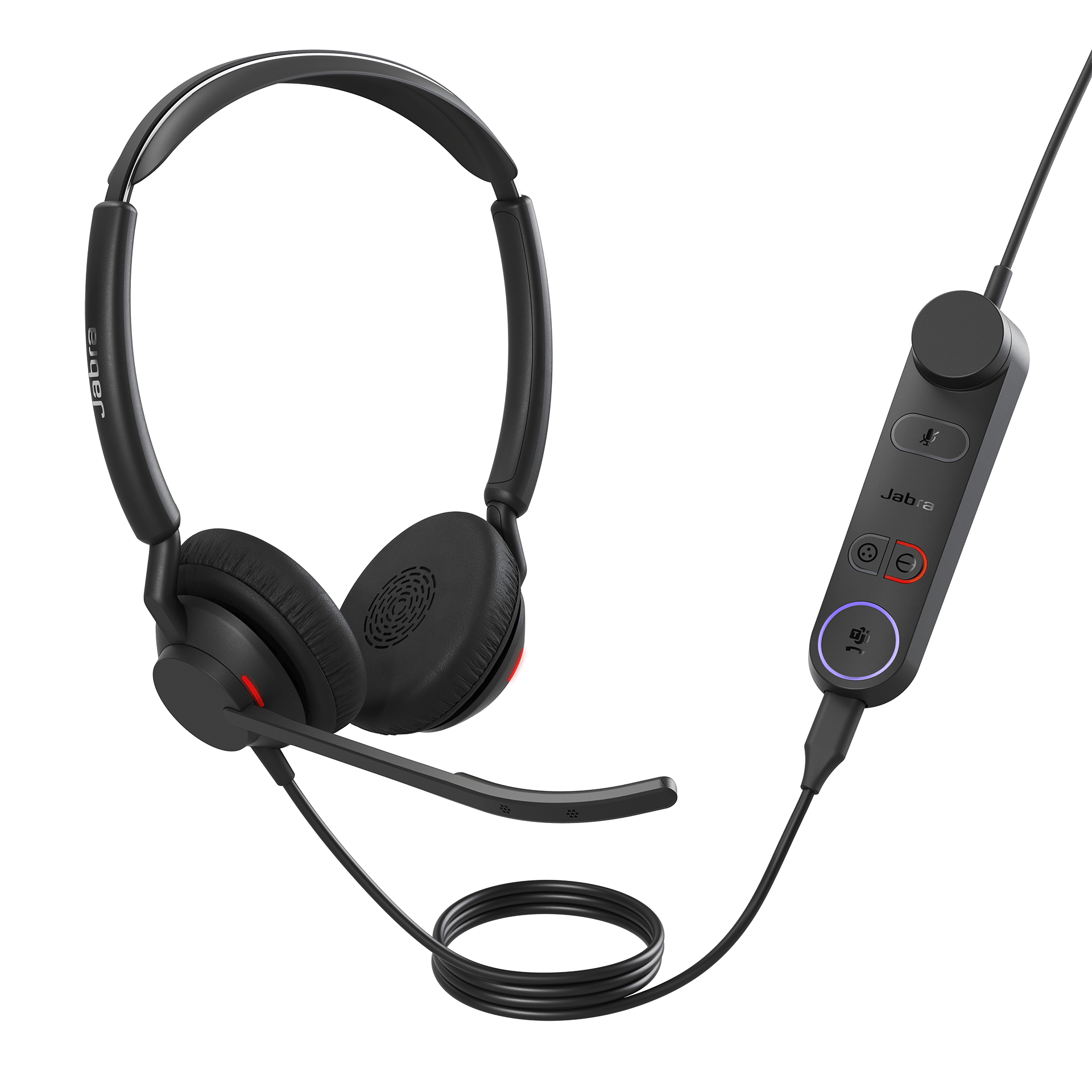 Jabra Engage 50 II MS Stereo Kablet Høretelefoner Sort