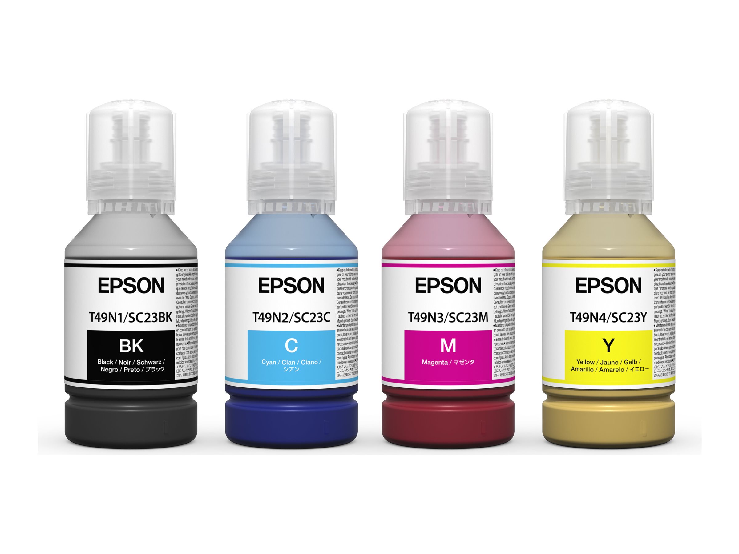 Epson blæk til genopfyldningspatroner SC-T3100x - Cyan 140 ml