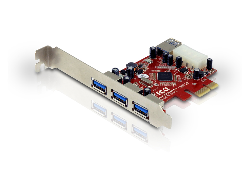 Conceptronic C4USB3EXI USB-adapter PCI Express 4.8Gbps
