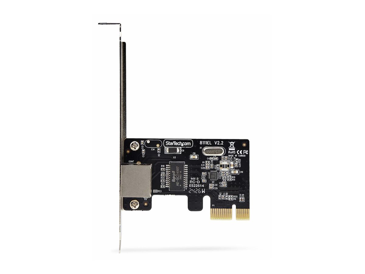 StarTech.com 1-Port Gigabit PCIe Network Adapter Card TAA Compliant - network adapter - PCIe - Gigabit Ethernet x 1 - TAA Compliant