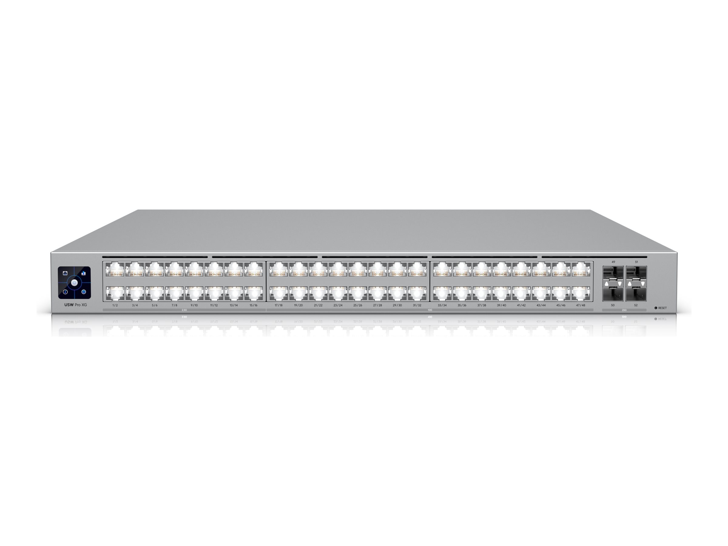 Ubiquiti UniFi Pro XG 48 Switch 48-porte 25 Gigabit Ethernet / 10 Gigabit Ethernet / 5 Gigabit Ethernet / 2.5 Gigabit Ethernet / Gigabit Ethernet