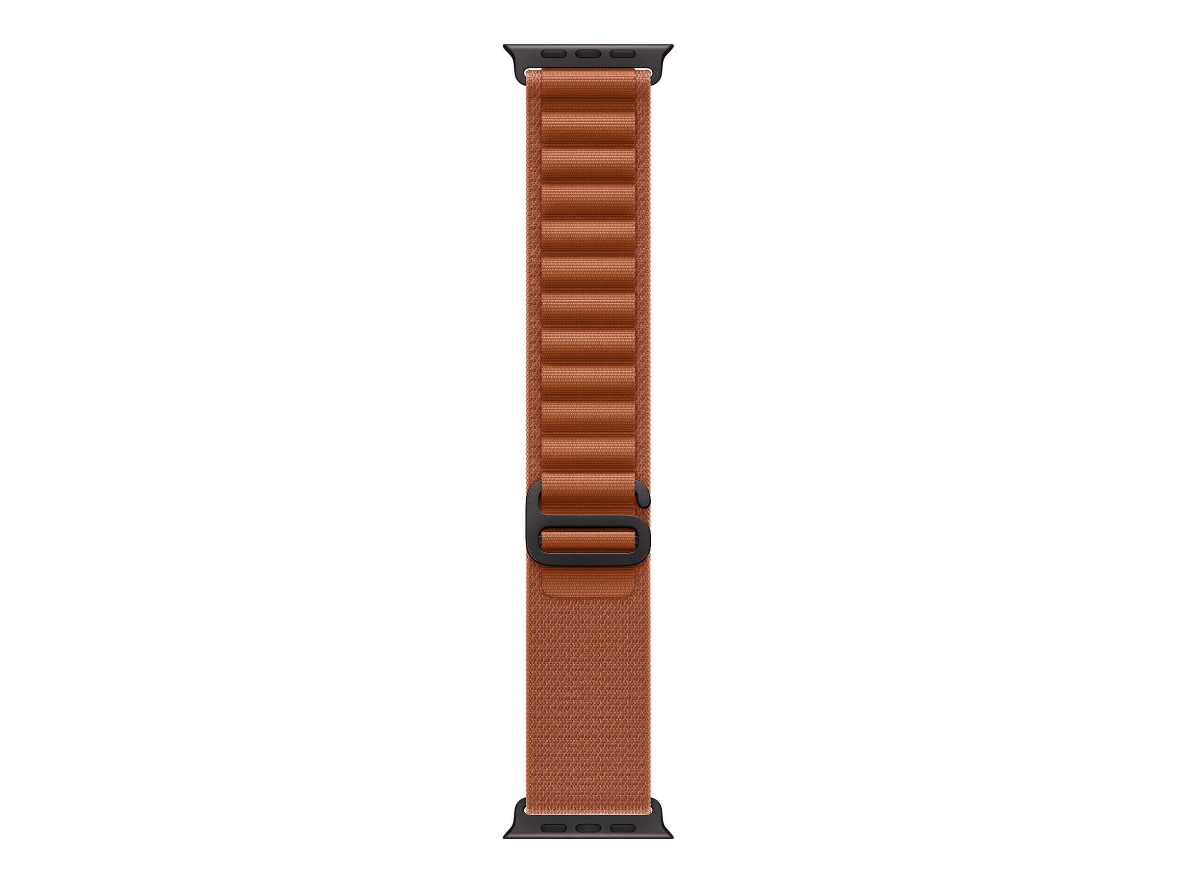 Apple - Løkke for smart watch - 49 mm, sort titanium finish - Large størrelse - terrakotta - for Watch Hermès Series 9, SE 3, Series 10, Series 11, Series 8, Series 9, Ultra 2, Ultra 3