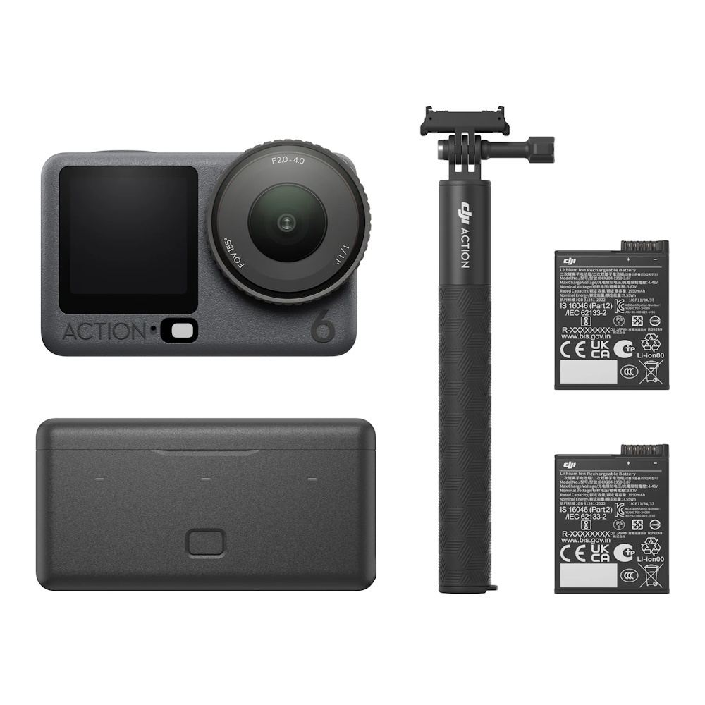 DJI Osmo Action 6 Adventure Combo 4K Action-kamera