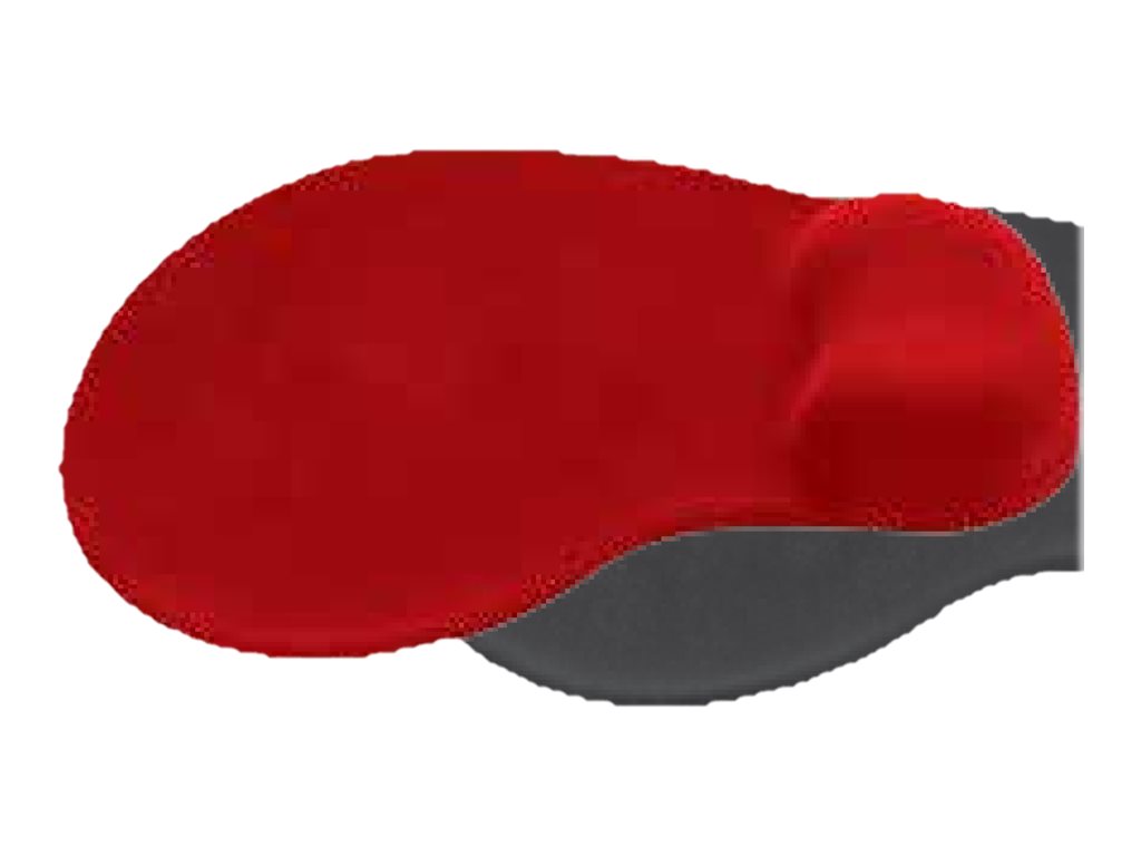 Trust musemåtte med håndledsstøtte 20429 - rød, skridsikker