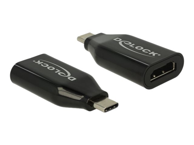 Delock - Ekstern videoadapter - Parade PS176 - USB-C 3.1 - HDMI - sort