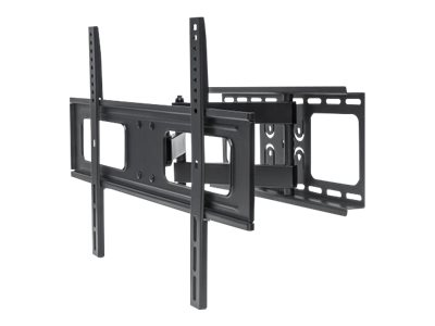 Manhattan TV & Monitor Mount, Wall, Full Motion, 1 screen, Screen Sizes: 37-65", Black, VESA 200x200 to 600x400, Max 50kg, LFD, Tilt & Swivel with 3