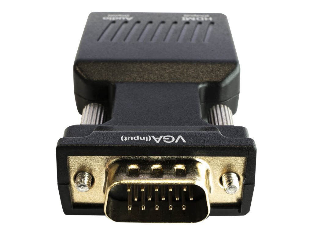SAVIO CL-145 - Videoadapter - HD-15 (VGA), mini-phone stereo 3.5 mm, mini-USB Type B hun til HDMI hun - 1080p support