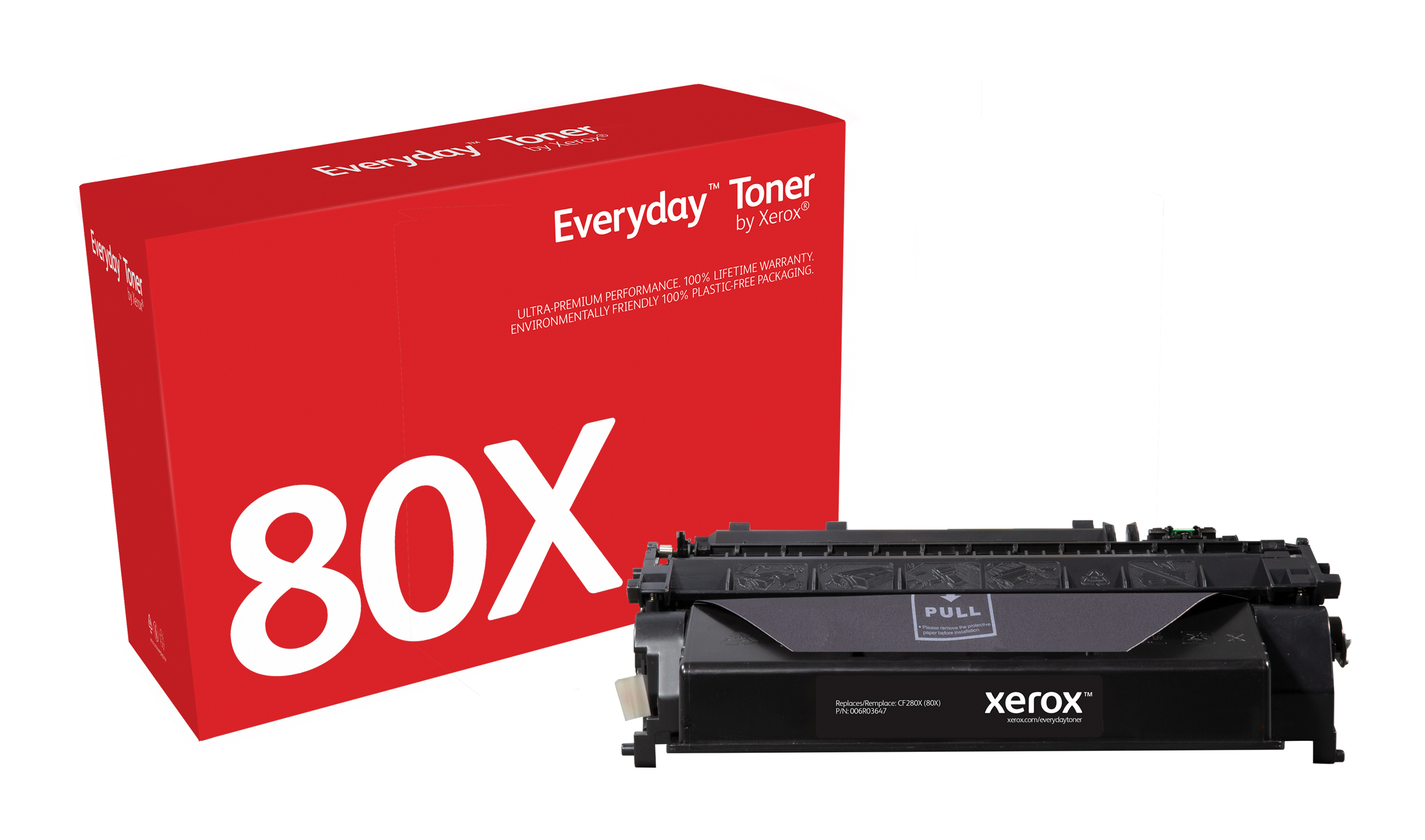 Xerox 006R03647 / Alternative to HP 80X / CF280X / Black Toner - High Yield