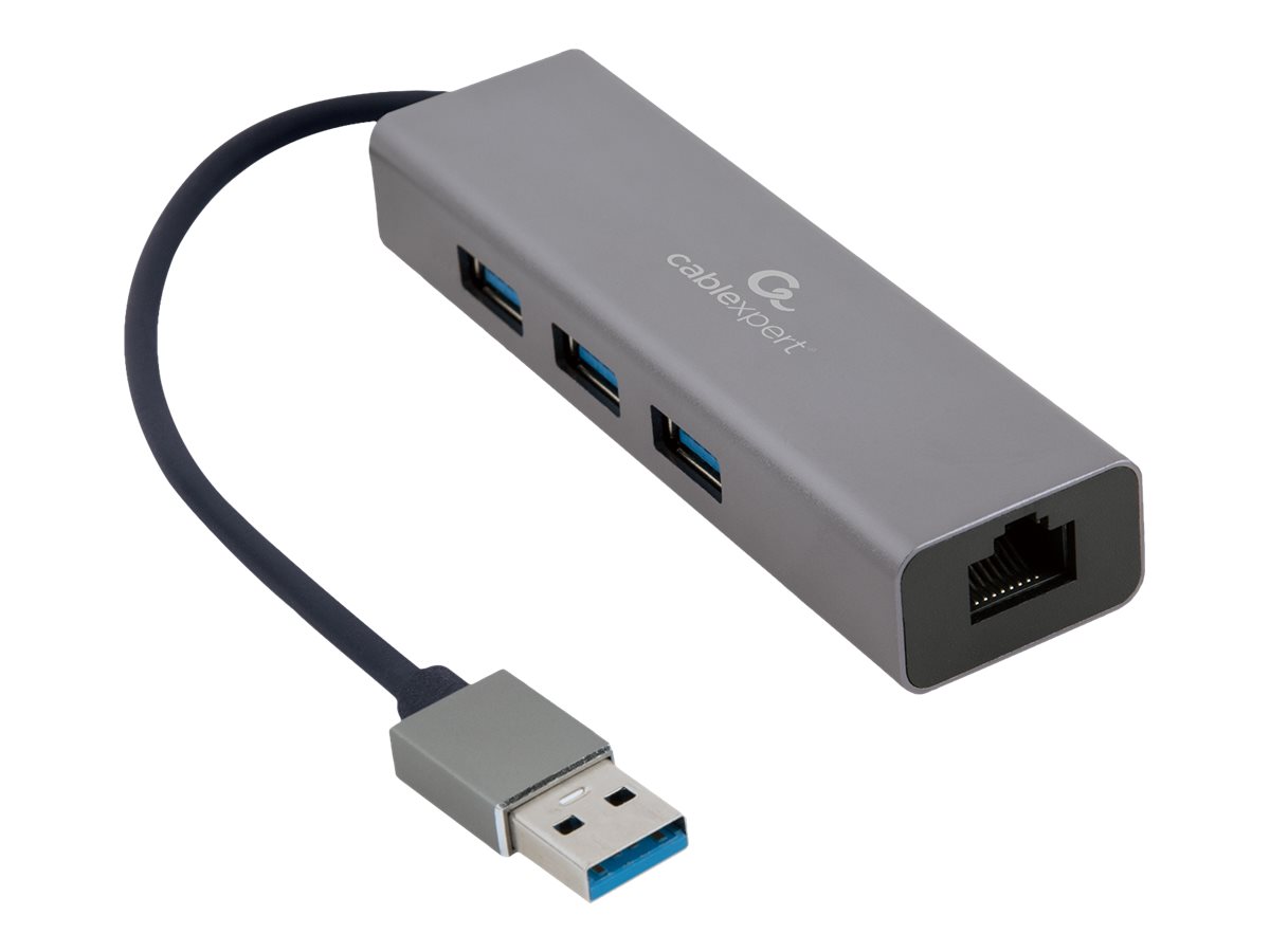 Gembird Cablexpert USB hub - 3 ports - Grå