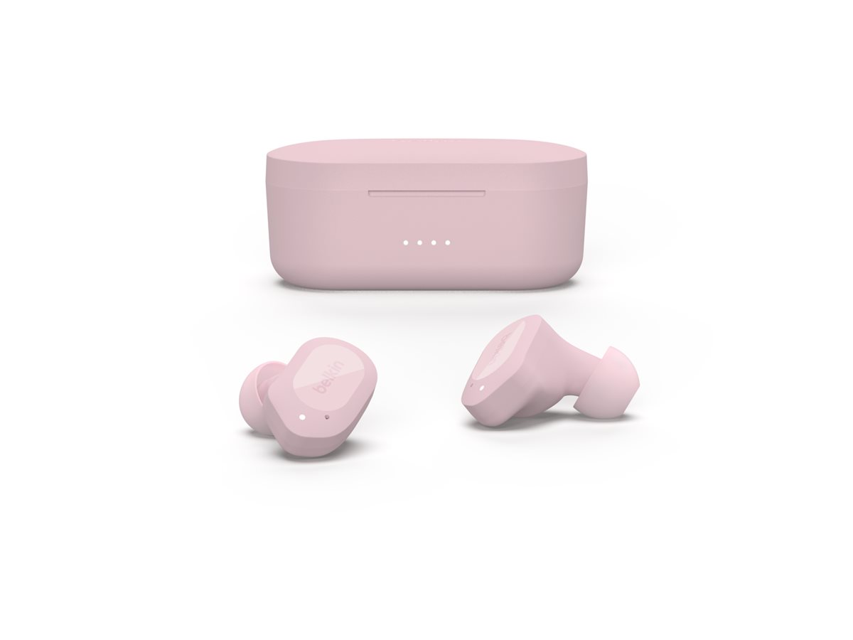 Belkin SoundForm Play Trådløs Ægte trådløse øretelefoner Pink