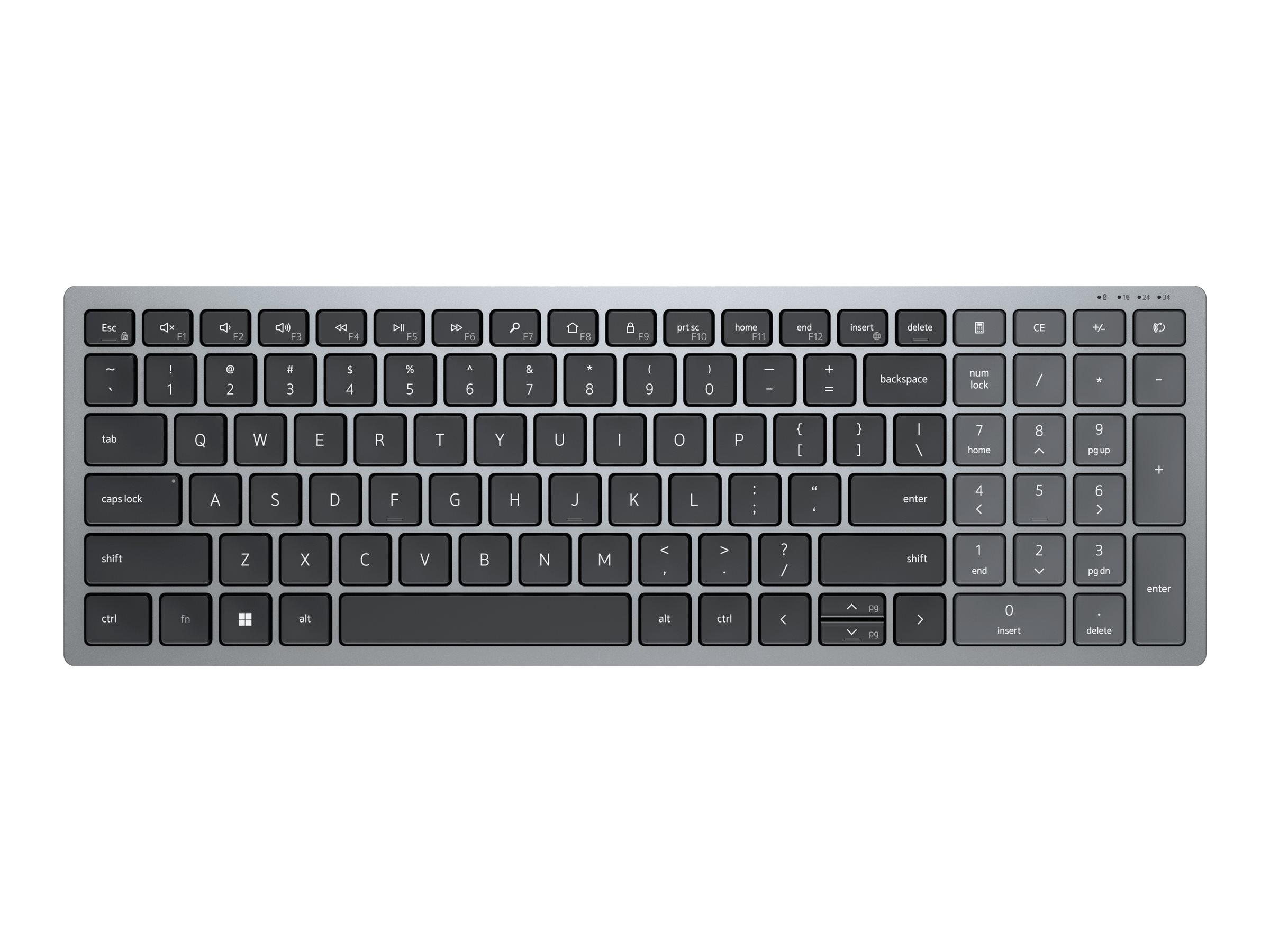 Dell Multi-Device KB740 Tastatur Saks Trådløs US International