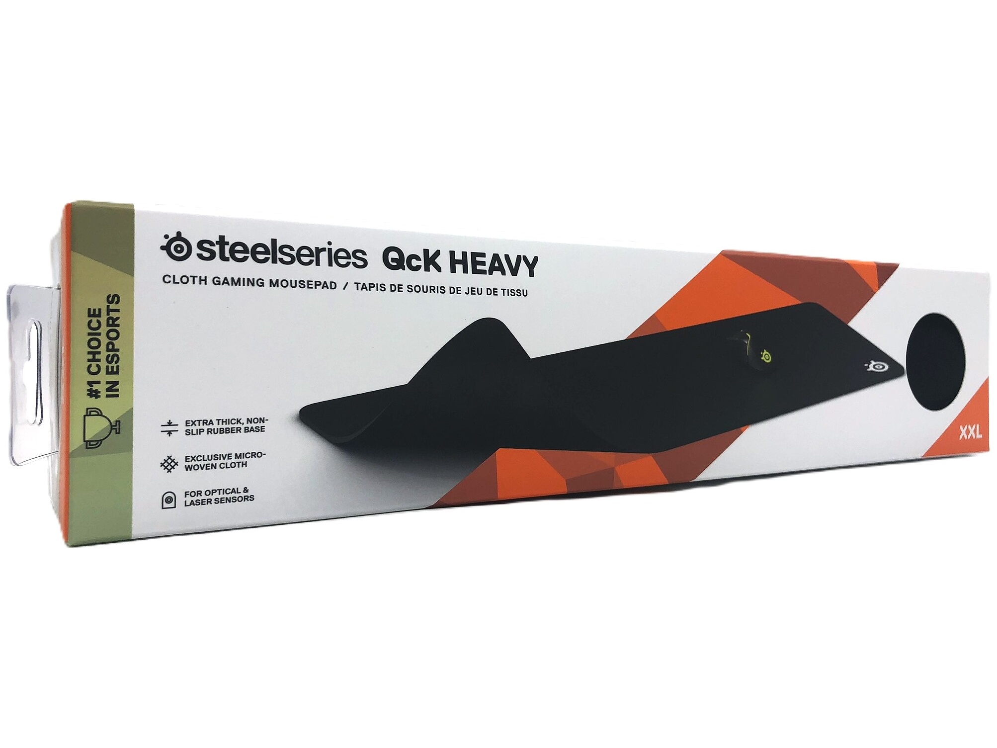 Gaming Musemåtte SteelSeries QcK Heavy XXL &bull; 90x40 cm &bull; Ekstra tyk & skridsikker Maksimal komfort