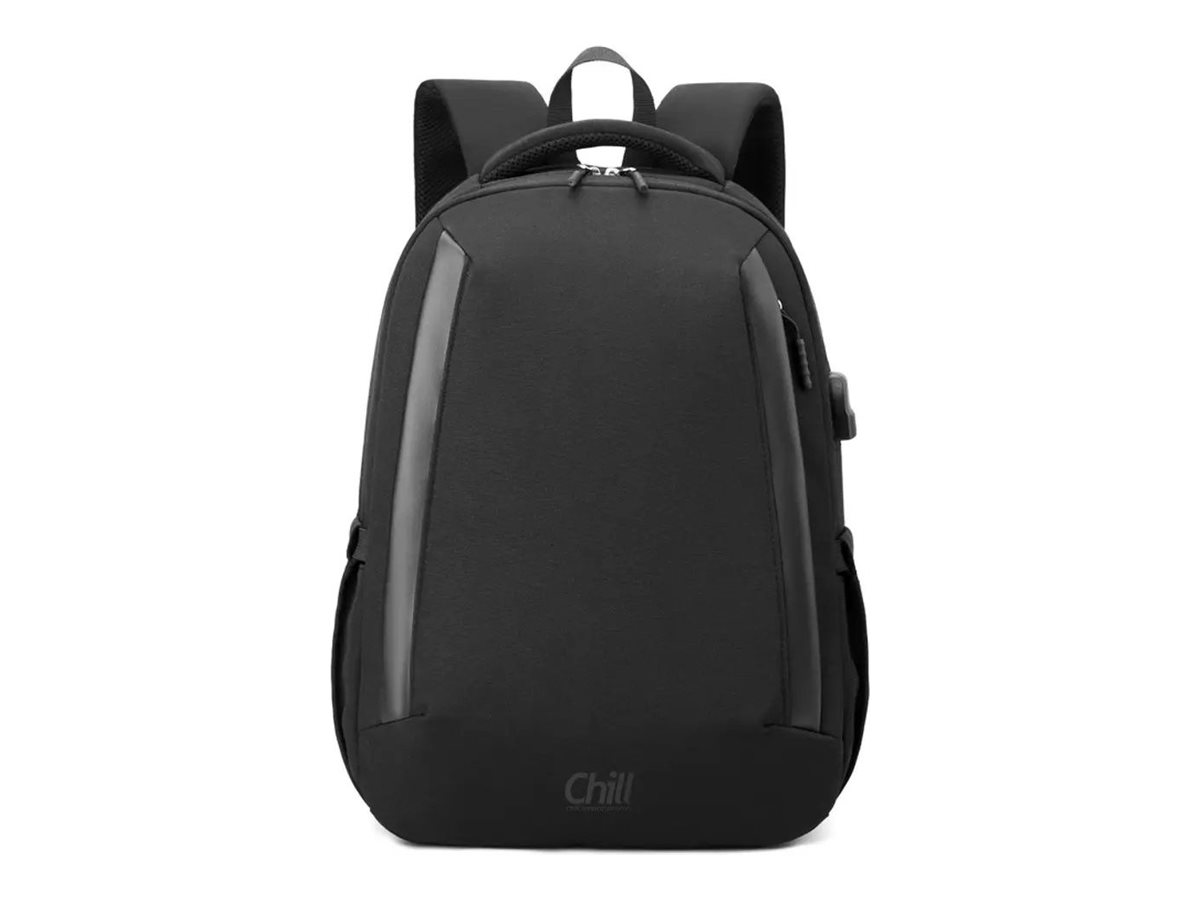 Chill Drop ultra-let regntæt 15.6” rygsæk, USB, sort