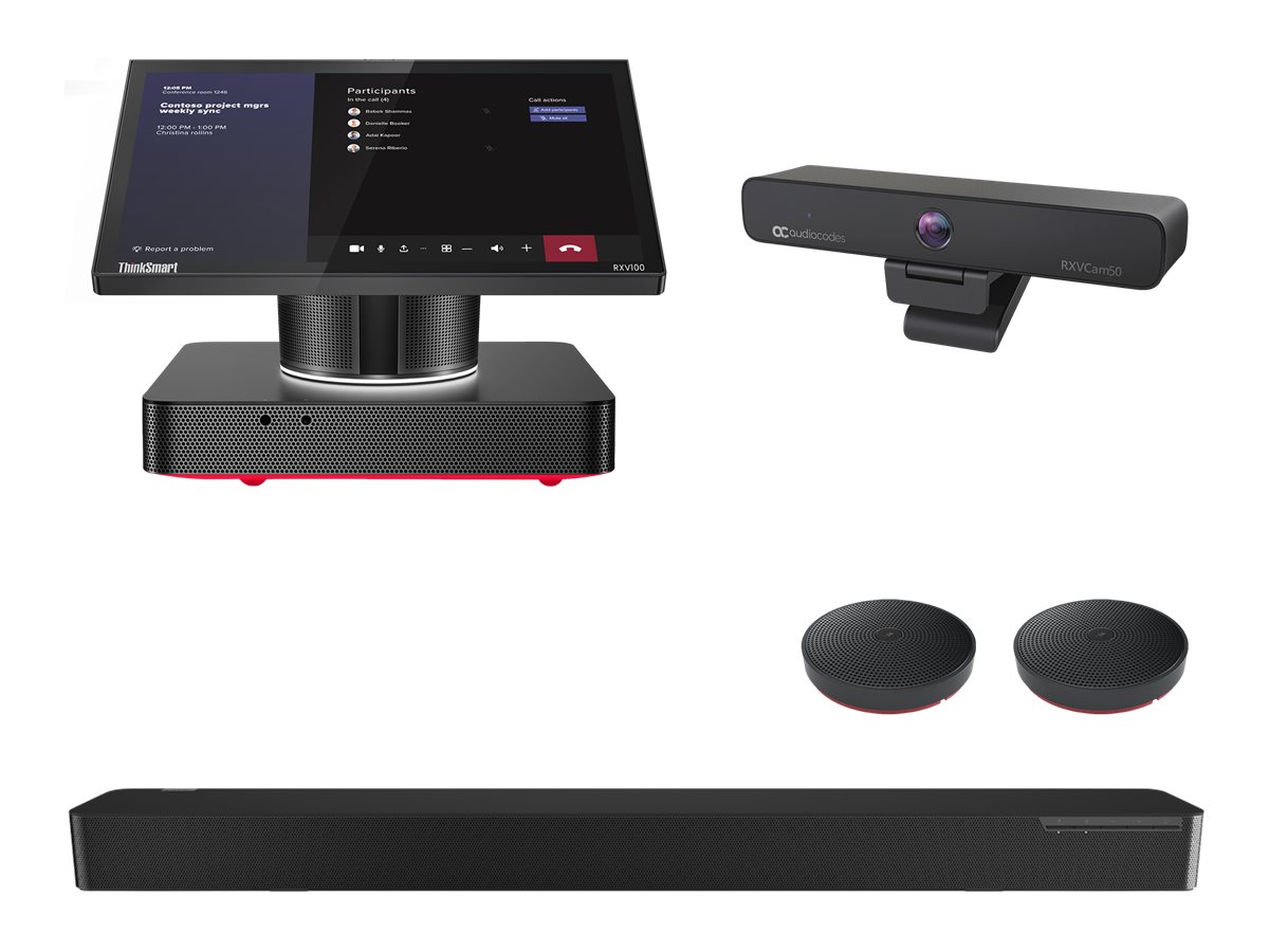 AudioCodes Room Experience (RX) Suite RXV100 Videokonferencepakke 4-mikrofon-array 10.1"